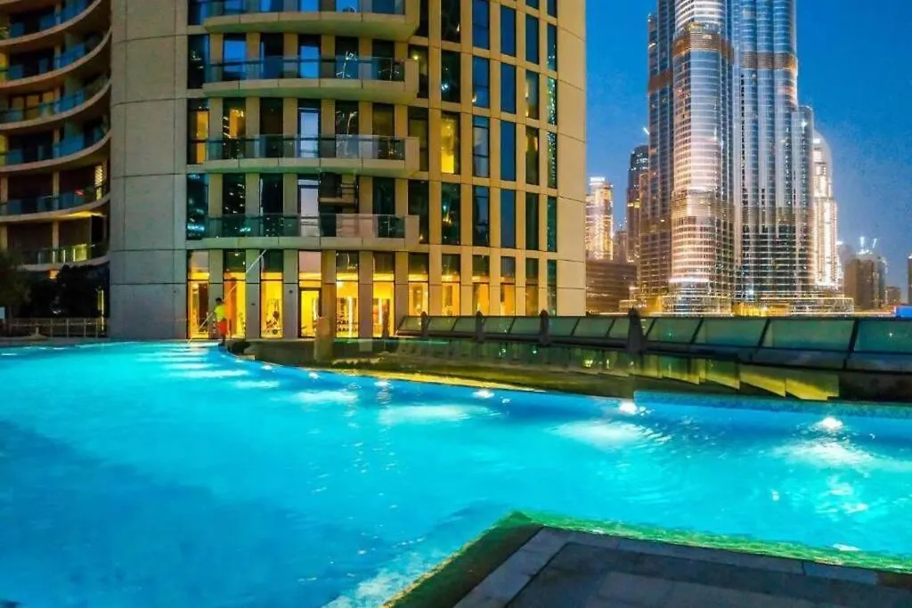 First Class 3Br With Full Burj Khalifa And Fountain View Dubai Appartement